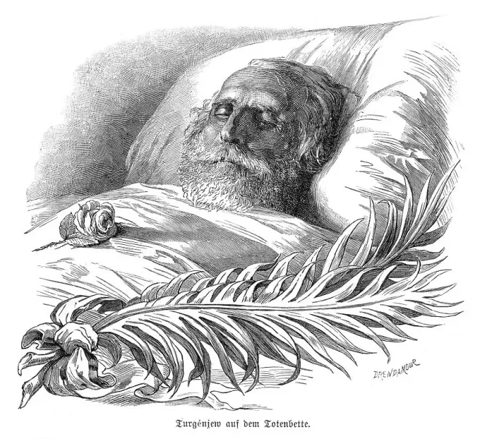 Framed Print : IVAN TURGENEV DEAD Framed Print : IVAN TURGENEV DEAD