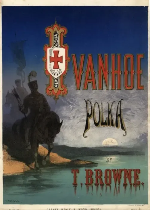 Framed Print : Ivanhoe Polka, music sheet Framed Print : Ivanhoe Polka, music sheet