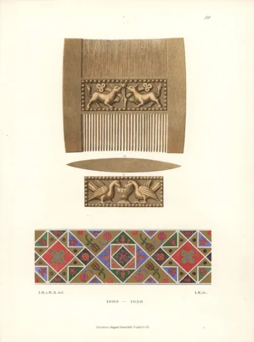Framed Print : Ivory comb Framed Print : Ivory comb