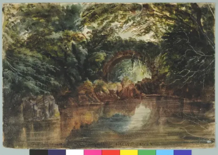 Framed Print : The Ivy Bridge, Bryansford Framed Print : The Ivy Bridge, Bryansford