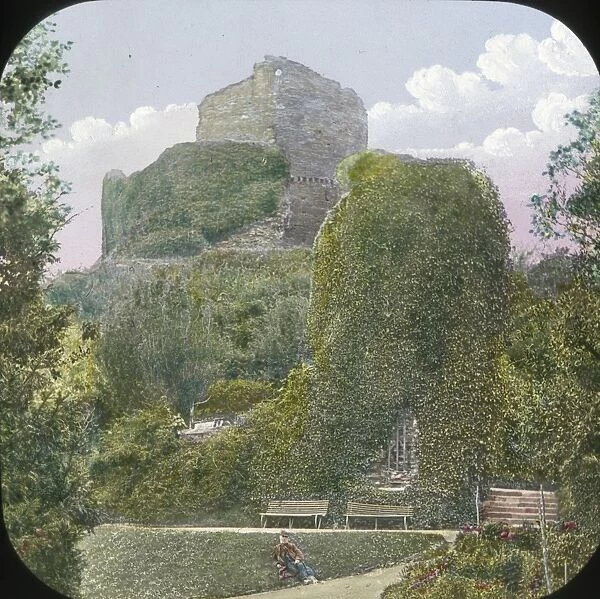 Ivy-clad Medieval Castle Ruin (unknown location)