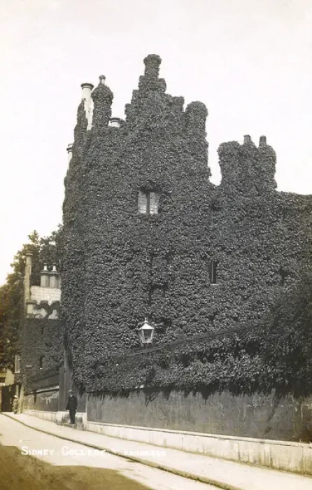 Framed Print : Ivy-clad walls - Sidney Sussex College, Cambridge University Framed Print : Ivy-clad walls - Sidney Sussex College, Cambridge University