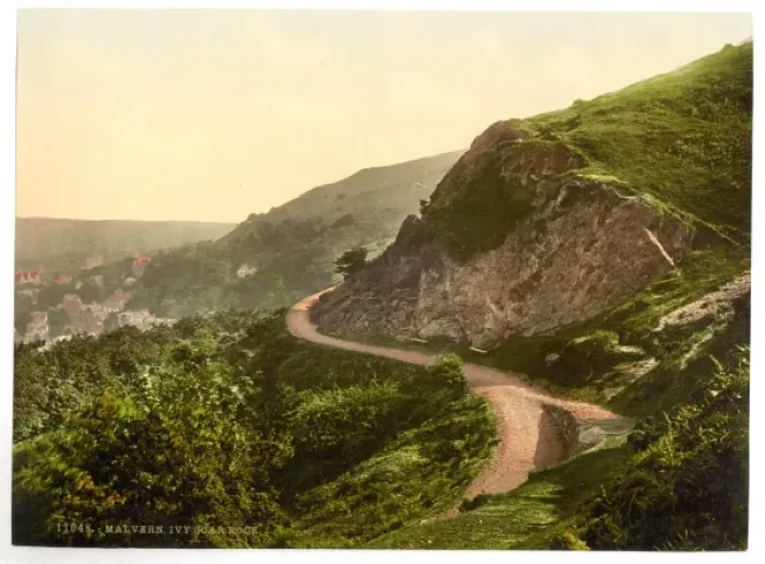Framed Print : Ivy Scar Rock, Malvern, England Framed Print : Ivy Scar Rock, Malvern, England