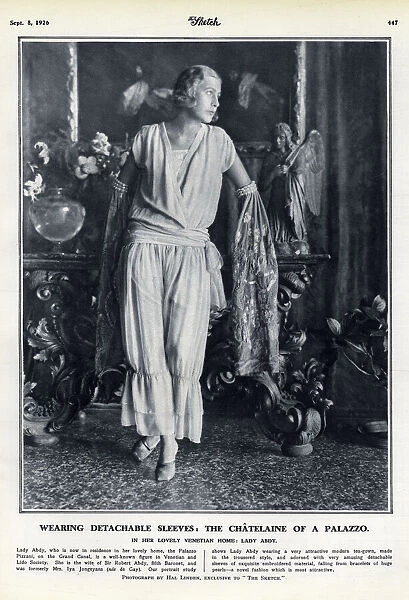 Iya, Lady Abdy in her Venetian palazzo