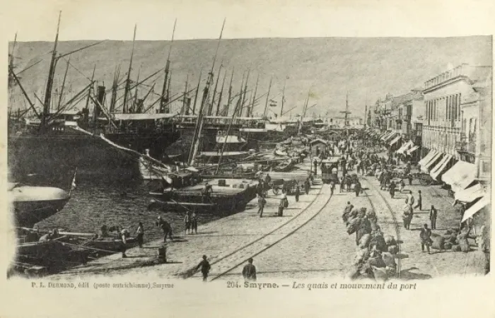 Framed Print : Izmir, Turkey - Activity on the quayside Framed Print : Izmir, Turkey - Activity on the quayside