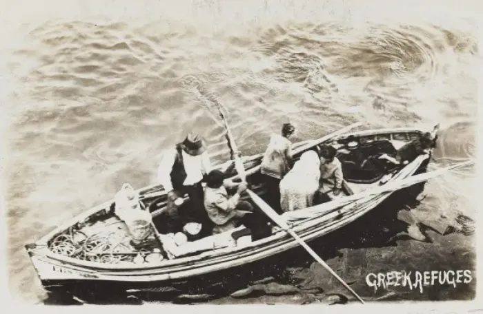 Framed Print : Izmir, Turkey - Greek Refugees Fleeing Framed Print : Izmir, Turkey - Greek Refugees Fleeing