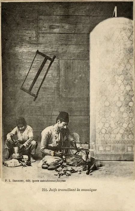 Framed Print : Izmir, Turkey - Jewish Traditional Mosaic making Framed Print : Izmir, Turkey - Jewish Traditional Mosaic making