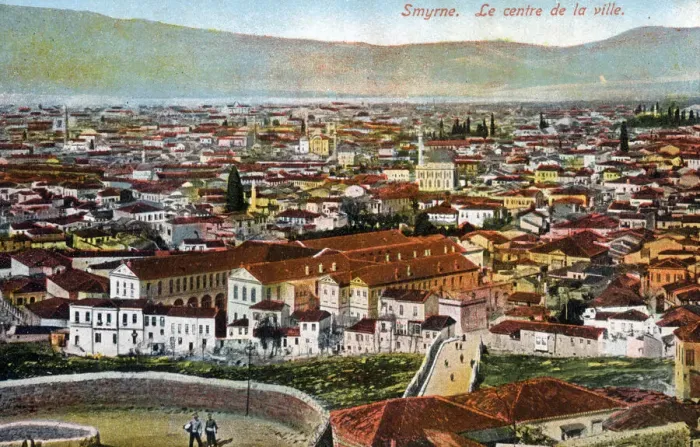 Framed Print : Izmir, Turkey - Panoramic view of the centre Framed Print : Izmir, Turkey - Panoramic view of the centre