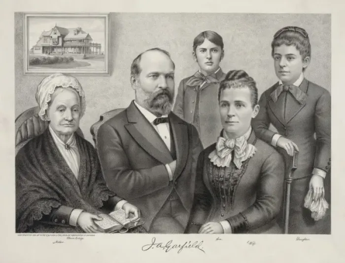 Framed Print : J. A. Garfield Framed Print : J. A. Garfield