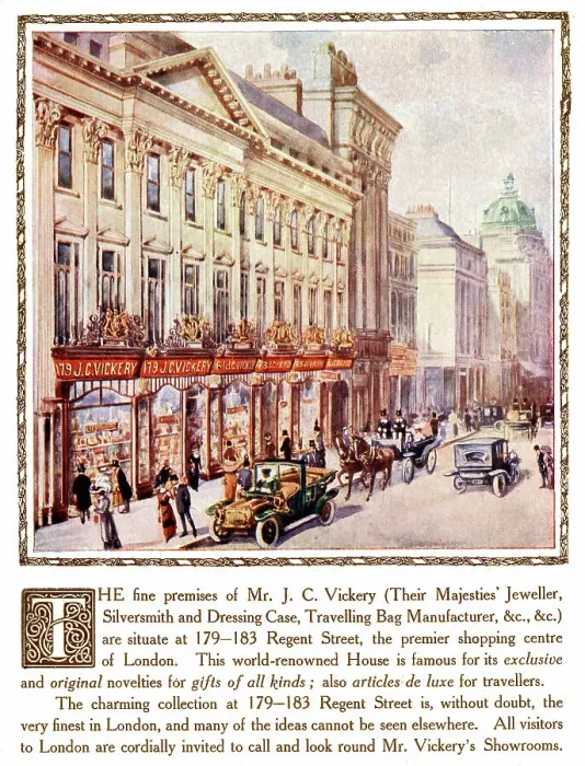 Framed Print : J C Vickery, Jeweller and Silversmith, London Framed Print : J C Vickery, Jeweller and Silversmith, London