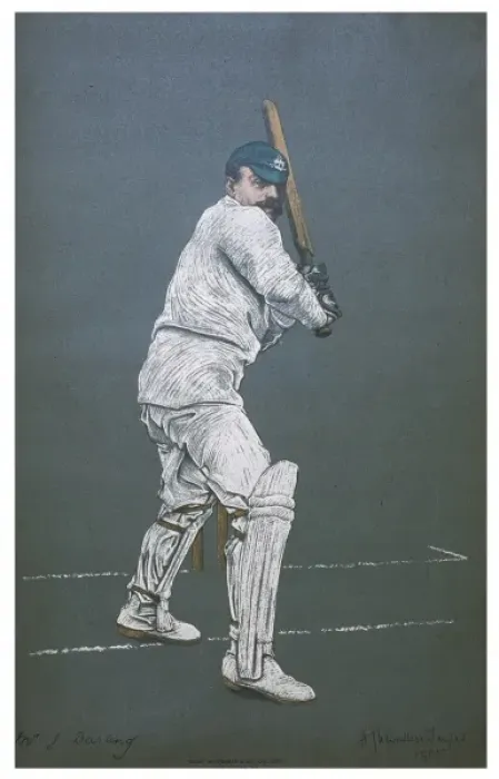 Framed Print : J Darling - Cricketer Framed Print : J Darling - Cricketer