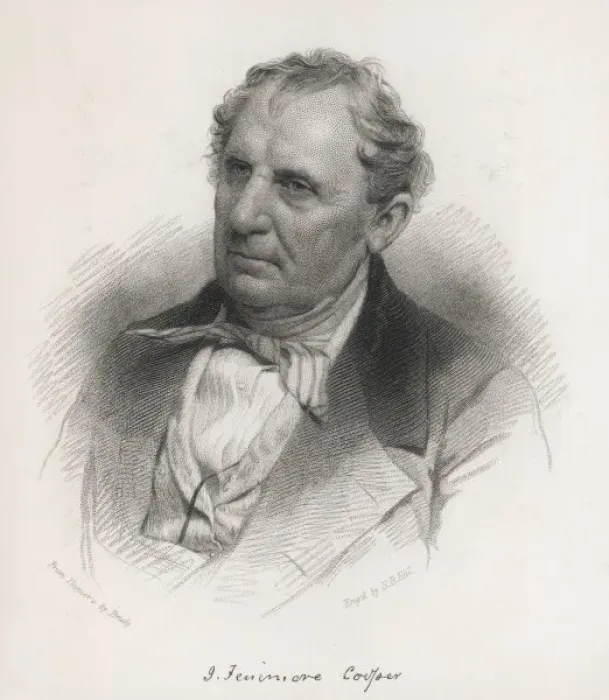 Framed Print : J Fenimore Cooper / Brady Framed Print : J Fenimore Cooper / Brady