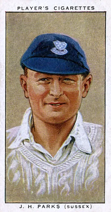 Framed Print : J H Parks, Sussex County cricketer Framed Print : J H Parks, Sussex County cricketer