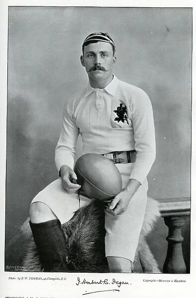 J Herbert C Fegan, England international rugby player