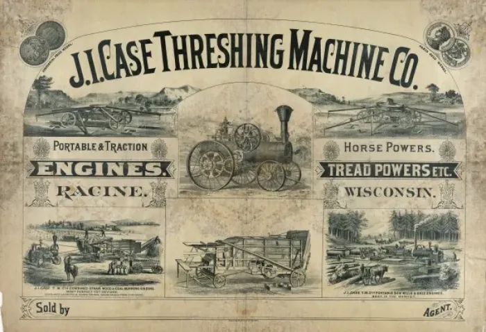 Framed Print : J. I. Case Threshing Machine Co Framed Print : J. I. Case Threshing Machine Co