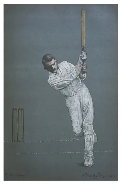 Framed Print : J Iremonger - Cricketer Framed Print : J Iremonger - Cricketer