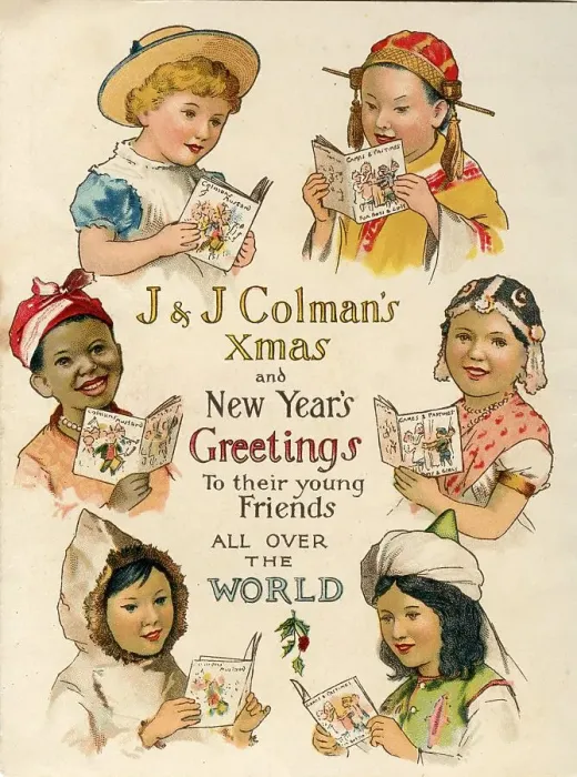 Framed Print : J & J Colman's Xmas and New Year's Greetings Framed Print : J & J Colman's Xmas and New Year's Greetings