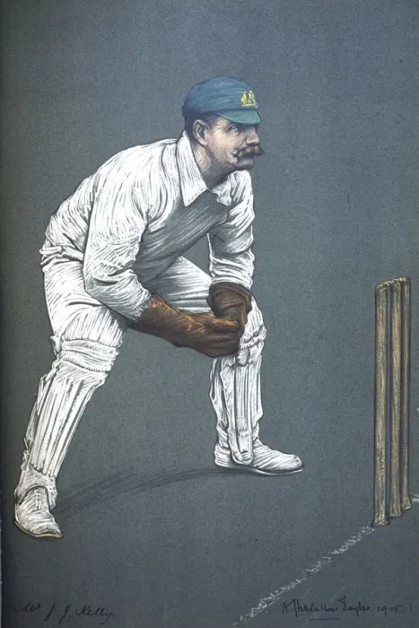 Framed Print : J J Kelly - Cricketer Framed Print : J J Kelly - Cricketer