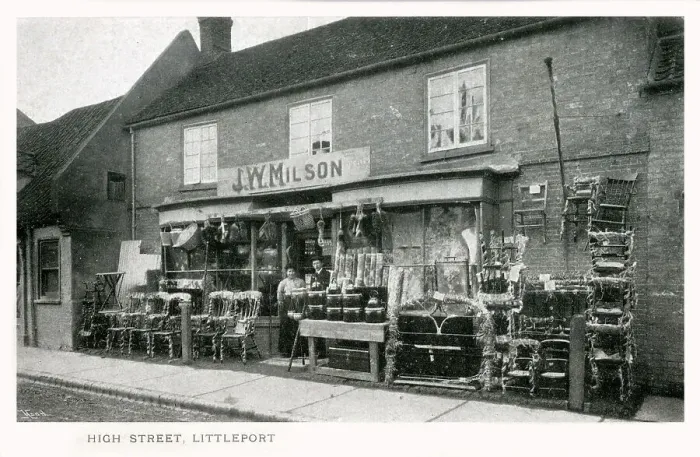 Framed Print : J. W. Milsom General Hardware Store, High Street, Littleport