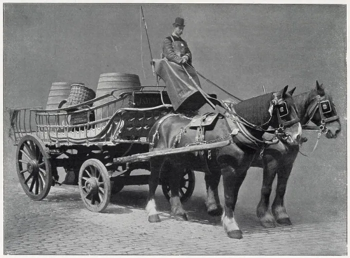 Framed Print : J & W Nicholson & Co Distillers - Transport 1899 Framed Print : J & W Nicholson & Co Distillers - Transport 1899