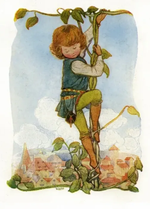 Framed Print : Jack & the Beanstalk Framed Print : Jack & the Beanstalk