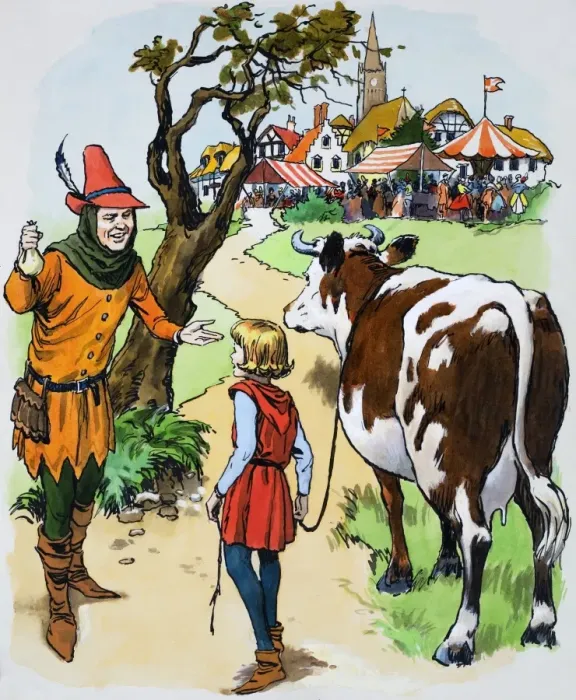 Framed Print : Jack and the Beanstalk Framed Print : Jack and the Beanstalk