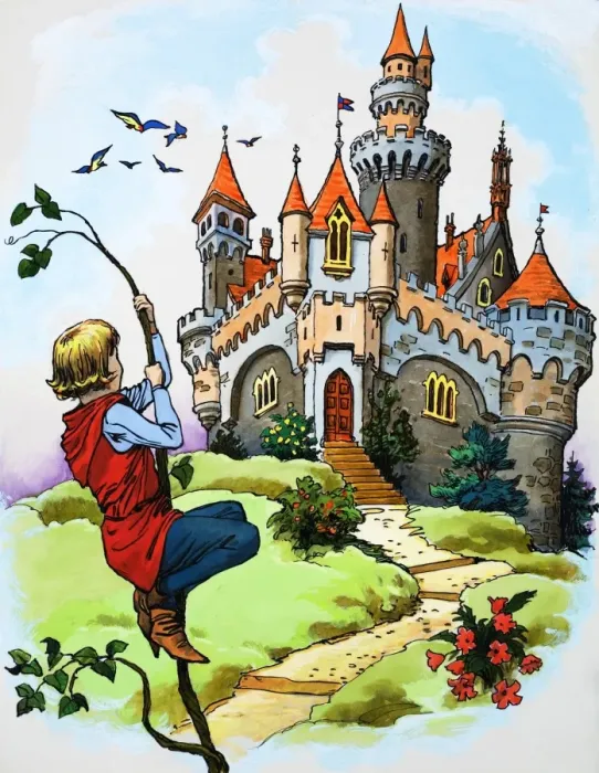 Framed Print : Jack and the Beanstalk Framed Print : Jack and the Beanstalk