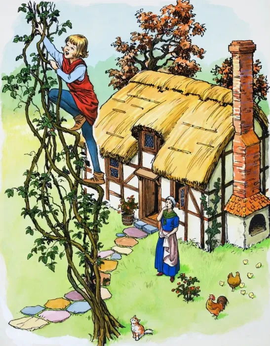 Framed Print : Jack and the Beanstalk Framed Print : Jack and the Beanstalk