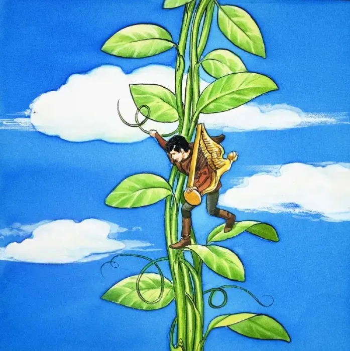 Framed Print : Jack and the Beanstalk Framed Print : Jack and the Beanstalk