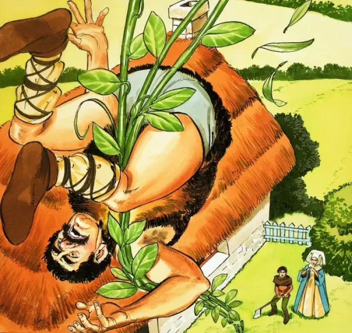 Framed Print : Jack and the Beanstalk Framed Print : Jack and the Beanstalk
