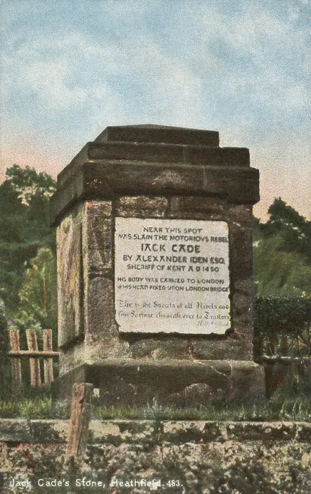 Framed Print : Jack Cade's Stone - Heathfield, East Sussex Framed Print : Jack Cade's Stone - Heathfield, East Sussex