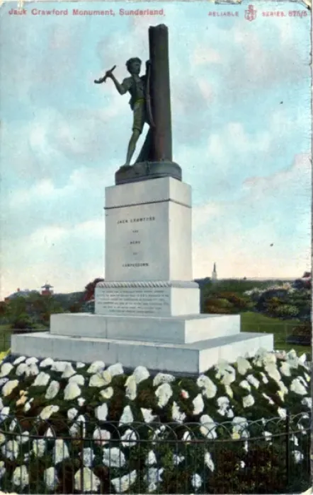 Framed Print : Jack Crawford Monument, Sunderland, County Durham Framed Print : Jack Crawford Monument, Sunderland, County Durham