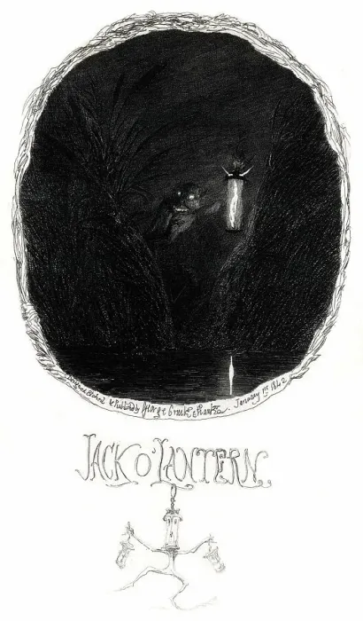 Framed Print : Jack O'Lantern by George Cruickshank Framed Print : Jack O'Lantern by George Cruickshank
