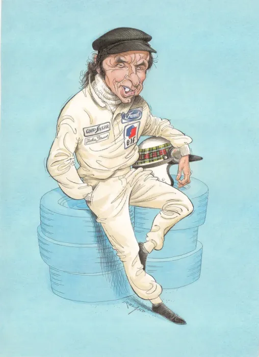Framed Print : Jackie Stewart - Motor racing driver Framed Print : Jackie Stewart - Motor racing driver