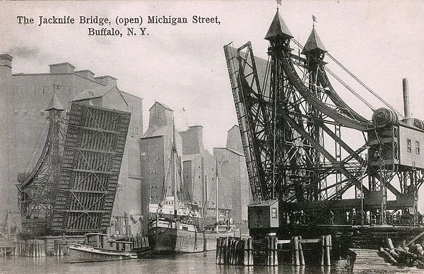 The Jacknife Bridge, Michigan Street, Buffalo, NY, USA