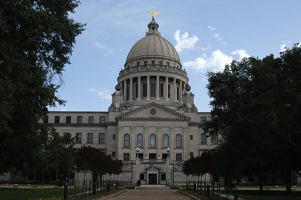Jackson. Mississippi State Capitol. State of Mississipi. USA