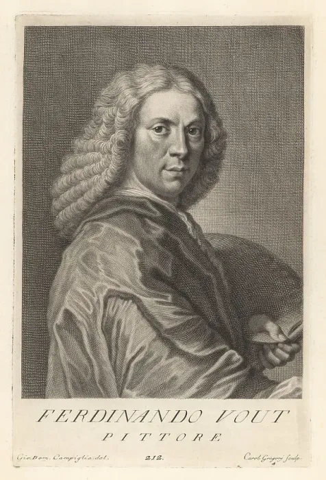 Framed Print : Jacob Ferdinand Voet, Flemish portrait painter, c.1639-1689 Framed Print : Jacob Ferdinand Voet, Flemish portrait painter, c.1639-1689