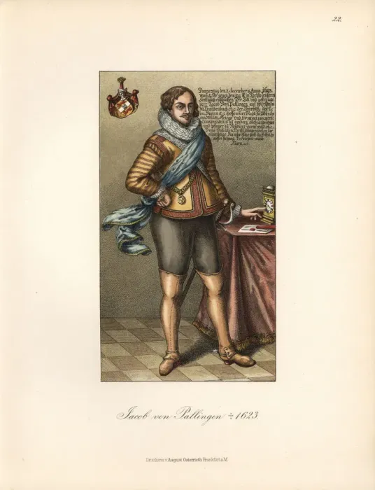 Framed Print : Jacob von Pallingen, died 1623 Framed Print : Jacob von Pallingen, died 1623