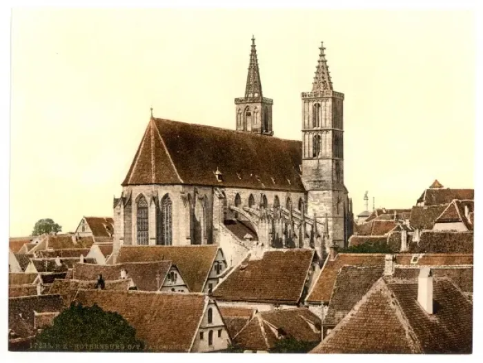 Framed Print : Jacobs Church (St. Jacobs Church), Rothenburg (i. e. ob der Framed Print : Jacobs Church (St. Jacobs Church), Rothenburg (i. e. ob der