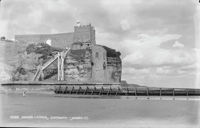 Framed Print : Jacob's Ladder, Sidmouth Framed Print : Jacob's Ladder, Sidmouth
