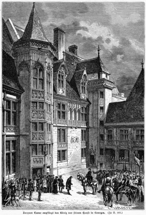 Framed Print : Jacques Coeur and King Framed Print : Jacques Coeur and King