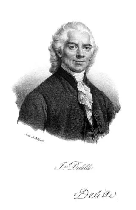 Framed Print : Jacques Delille - 3 Framed Print : Jacques Delille - 3