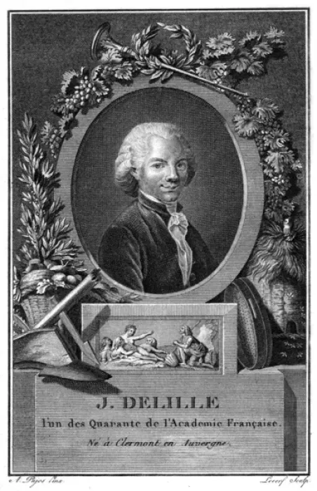 Framed Print : Jacques Delille - 4 Framed Print : Jacques Delille - 4
