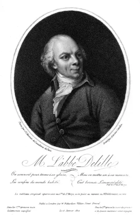 Framed Print : Jacques Delille - 5 Framed Print : Jacques Delille - 5