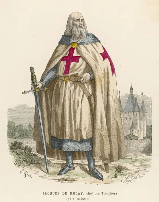 Framed Print : Jacques De Molay