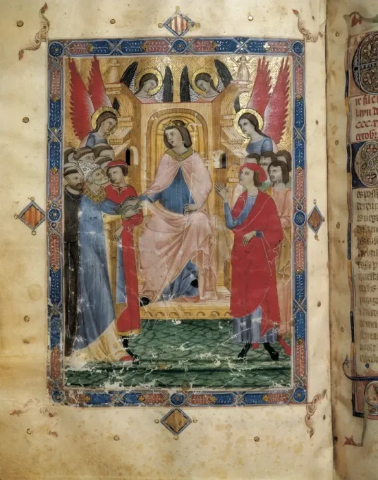 Framed Print : JaimesI the Conqueror. Fol 222v of the Llibre Framed Print : JaimesI the Conqueror. Fol 222v of the Llibre