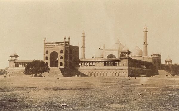 Jama Masjid of Delhi - viewed from the River