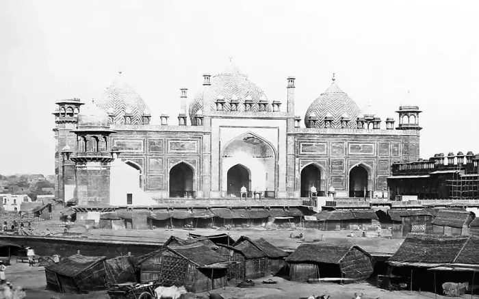 Framed Print : Jama Mosque, Agra, India - Victorian period Framed Print : Jama Mosque, Agra, India - Victorian period