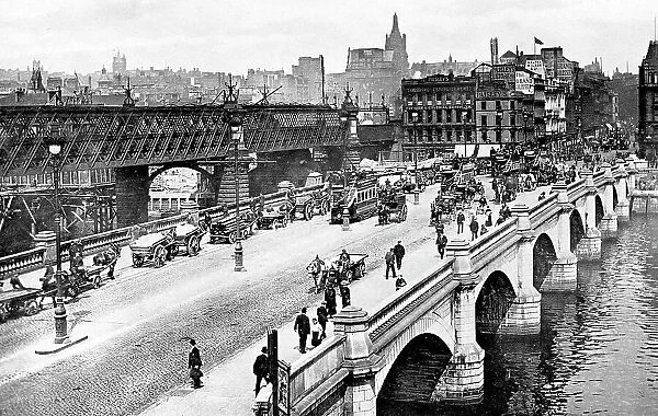 Jamaica Bridge, Glasgow early 1900's