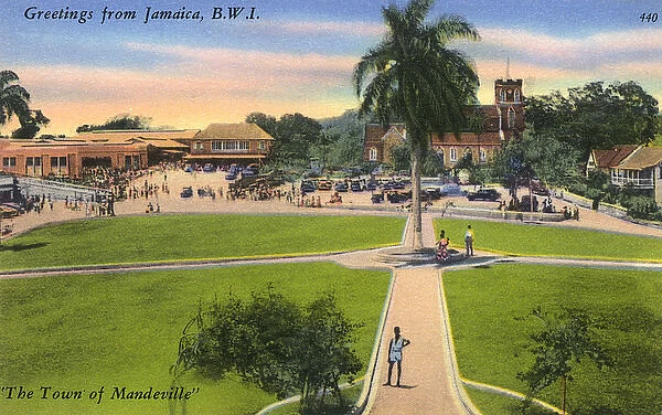 Jamaica, West Indies - The Town of Mandeville